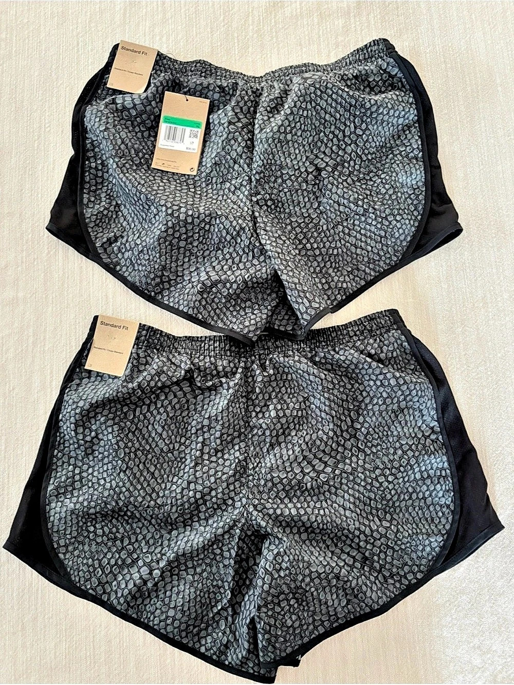 Nike Girls XL Dri-FIT Tempo Running Shorts NWT 2 Pair Lot Alligator Print